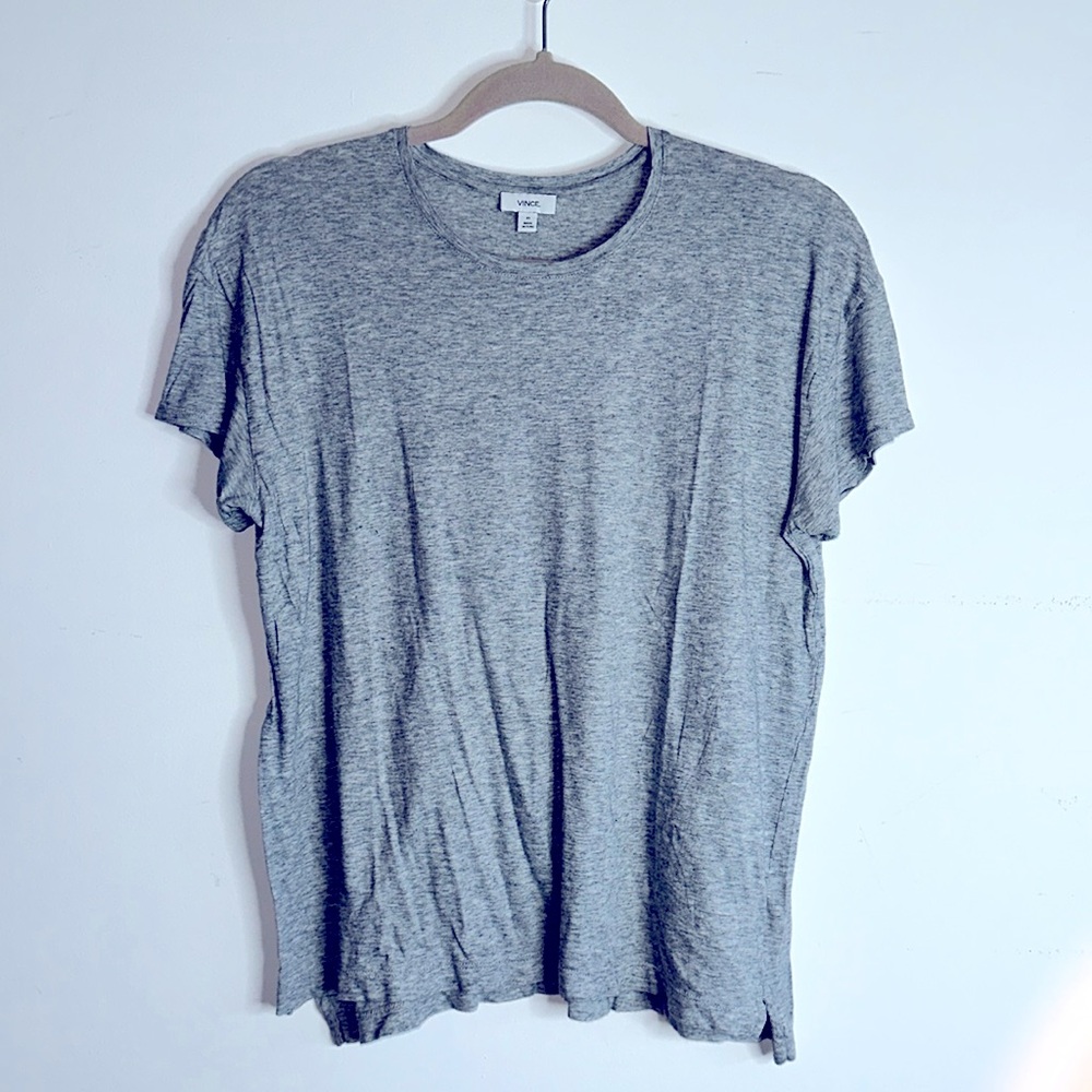 Vince Solid Pima Cotton T-Shirt